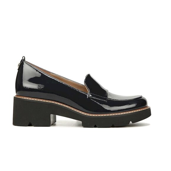 Naturalizer Darry Lug Sole Navy Patent Leather Loafer Women's Size 9.5N NWOB - Picture 4 of 8